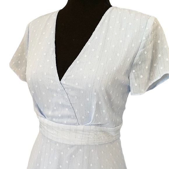 Superdown Bree Mini Dress in Light Blue - Picture 6 of 11